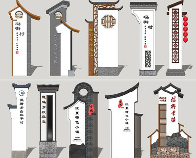 盘州美丽乡村标识标牌有哪些分类？